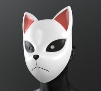 3D print Demon Slayer - haganezuka mask cosplay・Cults