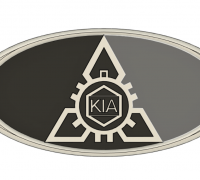 STL file Emblem KIA 1944 🚗・Design to download and 3D print・Cults