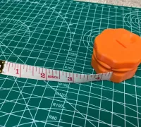 Fabric Tape Measure Holder (Rounded) by ZevEisenberg, Download free STL  model