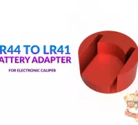 LR41 to LR44 Battery Adapter #3DThursday #3DPrinting « Adafruit