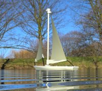 sailboat 3d model
