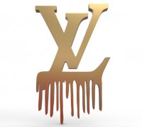 Louis Vuitton Logo by ToxicMaxi, Download free STL model
