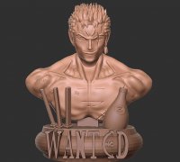 STL file RORONOA ZORO - ONE PIECE - WANO KUNI BUSTO 3D print model