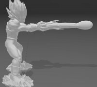 OBJ file Dragonball Z Vegeta final flash 🐉・3D printing template