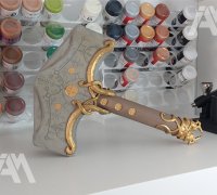 3d printed Mjolnir from God of war (2018) and God of war Ragnarok(2022) :  r/3Dprinting