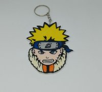 3D file AKATSUKI NARUTO🔑 CLOUD KEYCHAIN ・3D printing idea to