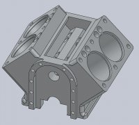 STL file V8 ENGINE BLOCK CAN COOLER / HOLDER 🥫・3D printable model to  download・Cults