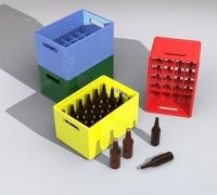 360 view of Beer Crate 3D model - 3DModels store
