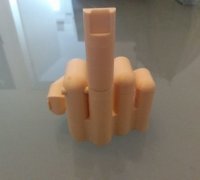 OBJ-Datei Hand mit Beinen, die den Stinkefinger zeigen ✋・3D-druckbares  Modell zum herunterladen・Cults