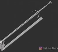A 3D printed sword from the Witcher lights up with DIY runes - htxt