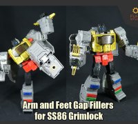Forearm Leg Gap Fillers Upgrade Kit:Transformers Legacy Prime