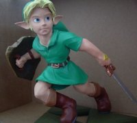 STL file Young LInk - Zelda Ocarina of Time 🔗・3D print design to  download・Cults