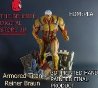 chibi attack on titans armored titans | 3D Print Model