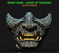 Ghost mask V2 - Operador MW2 airsoft COD Cosplay Airsoft Tactical Skull  Full Mas