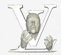 STL file Louis Vuitton・3D printer design to download・Cults