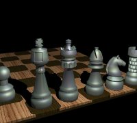Free STL file 3D printable Flat Chess Pieces stl ♟️・3D printing model to  download・Cults