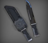 3D model HIE Chinese Big Knife N1 VR / AR / low-poly