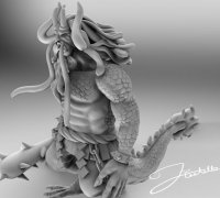 STL file Uo Uo no Mi - Kaido 🐠・3D printer design to download・Cults