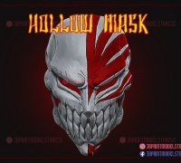 STL file Ichigo VASTO LORDE Hollow Mask 💬・3D printable design to  download・Cults