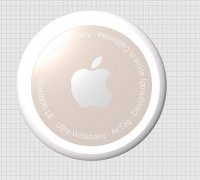 Apple AirTag porte clé by sparthene, Download free STL model