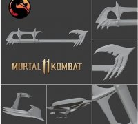 Blade of Kano from the movie Mortal Kombat 1995 3D Printing Model -  Threeding