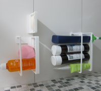 STL file Shower gel / shampoo holder・3D print design to download・Cults