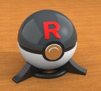 3D file Meowth Team Rocket Balloon - presupported 🚀・3D print