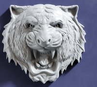 Tiger Head 3D Model $129 - .ztl .max .fbx .obj - Free3D