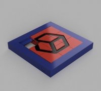 Free 3D file (Pet Enrichment Toy) Sliding Tiles Puzzle + 🧩・3D