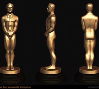 Oscar Statuette - 3D Print Model by pat460