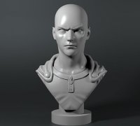 STL file One Punch man Saitama bust 👊・3D printable model to download・Cults
