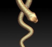Pendant Snake Gucci 3D print model 3D model 3D printable