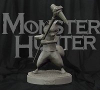STL-Datei Spooky Palico Geist Rüstung Katze - Monster Hunter Halloween 3D  Modell Fanart 👹・Design für 3D-Drucker zum herunterladen・Cults
