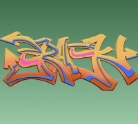 GRAFFITI - SPRAY CAN - WALL ART by Ogama Industries, Download free STL  model