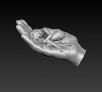 STL file Hand Sculpture - Hand Sculpture ✋・3D printable model to