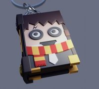STL file Harry Potter Keyring 🗝️・3D printing idea to download・Cults