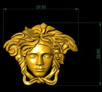 Versace Logo 3D model 3D printable