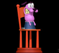 STL file cutter Courage the cowardly dog 🐕・3D printable model to  download・Cults