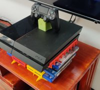 STL file Wall bracket Sony Playstation 4 (PS4) Slim 🎮・3D printing design  to download・Cults