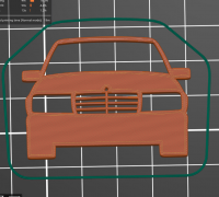 STL file Keychain: Mercedes I・Model to download and 3D print・Cults