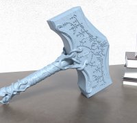 god of war mjolnir 3D Models to Print - yeggi