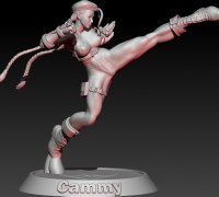 STL file Cammy statue 👧・3D printer design to download・Cults
