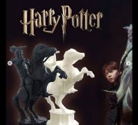 Free STL file Harry Potter Chess Set ♟️・3D printable model to