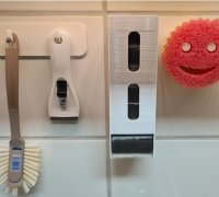 STL file Scrub Daddy Caddy / Normal Sponge Soap Holder 3D Print Design  🧽・Design to download and 3D print・Cults
