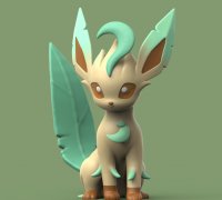 Leafeon beeldje 3D geprint -  Portugal