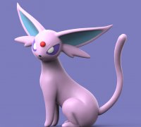 STL file Pokemon - All Eeveelutions 🐉・3D printer model to