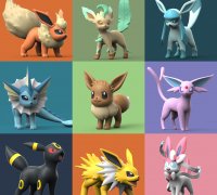 Free STL file Eevee(Pokemon) 🐉・3D print model to download・Cults