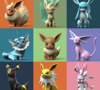 3D file Eevee Pokemon Toy 🐉・3D printable design to download・Cults