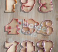STL file cookie cutter number stl 1 - cookie cutter number 1 🍪・3D print  design to download・Cults