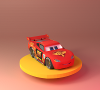 STL file Disney Pixar Cars Logo 🚗・Template to download and 3D print・Cults